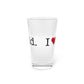 I Heart Brookfield. Pint Glass, 16oz