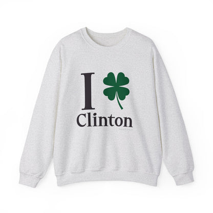 I Clover Clinton Unisex Heavy Blend™ Crewneck Sweatshirt