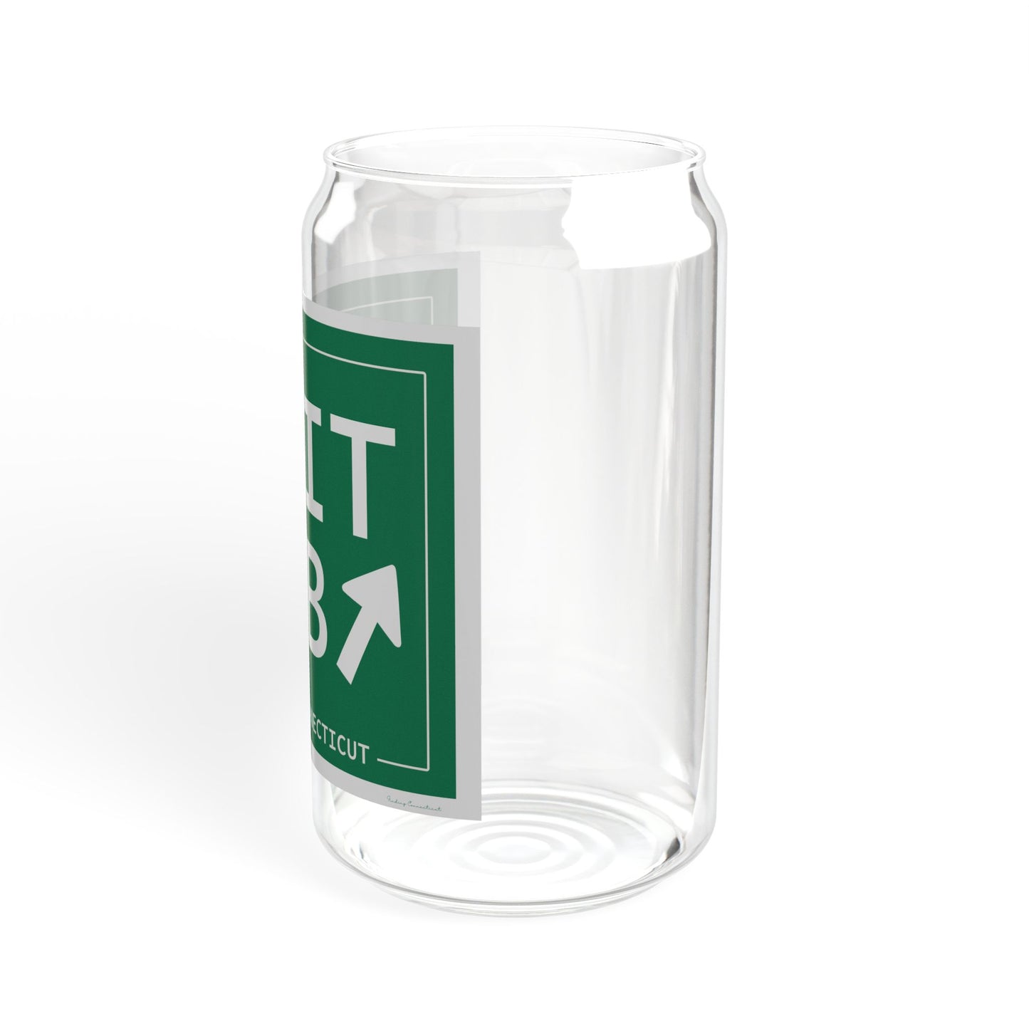 Vintage Exit 55B WCP Sign Sipper Glass, 16oz