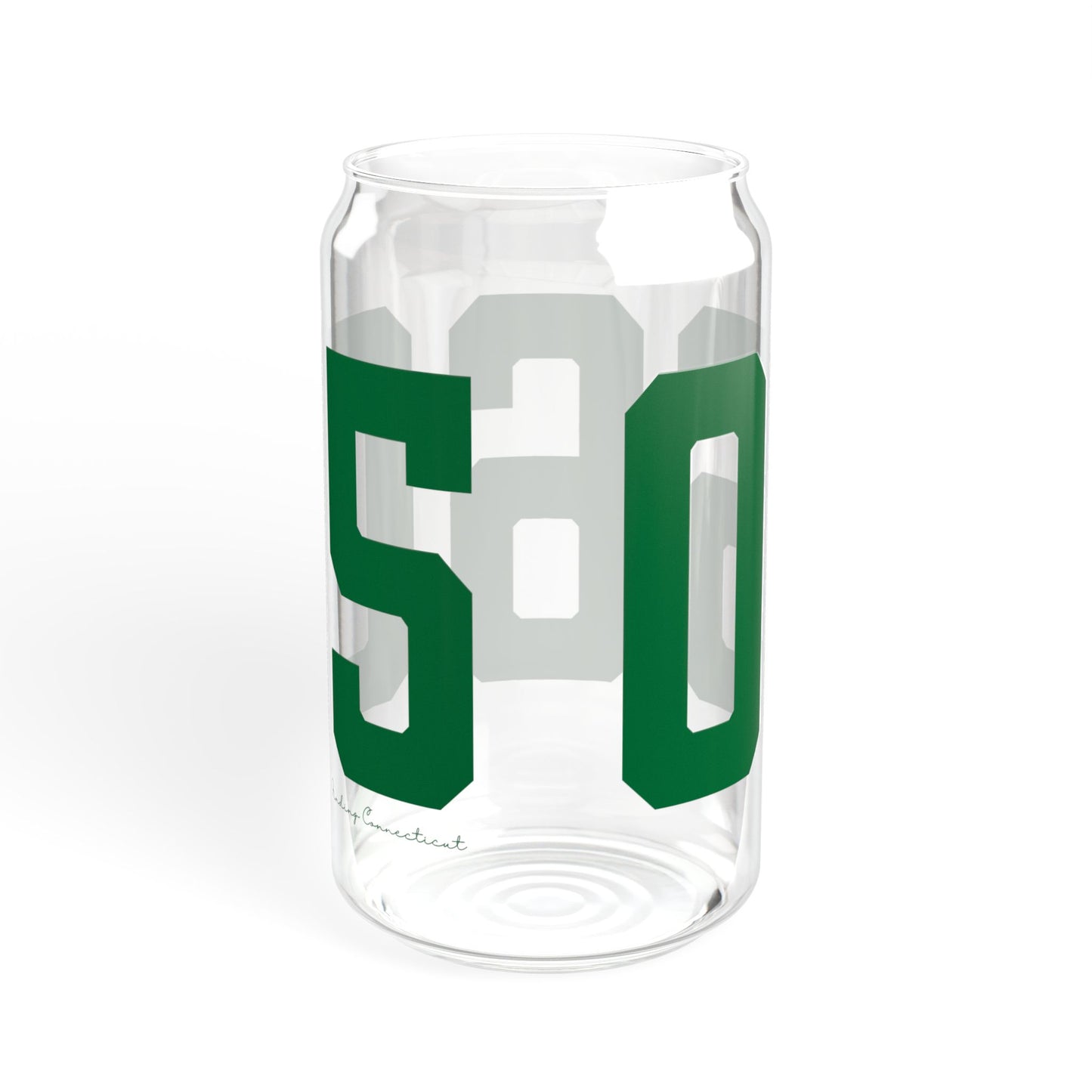 06605 Bridgeport Connecticut Zip Code Sipper Glass, 16oz