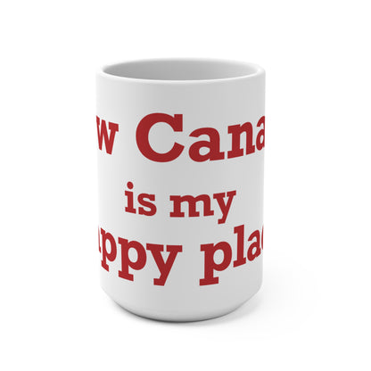 New Canaan Is My Happy Place Mug 15oz