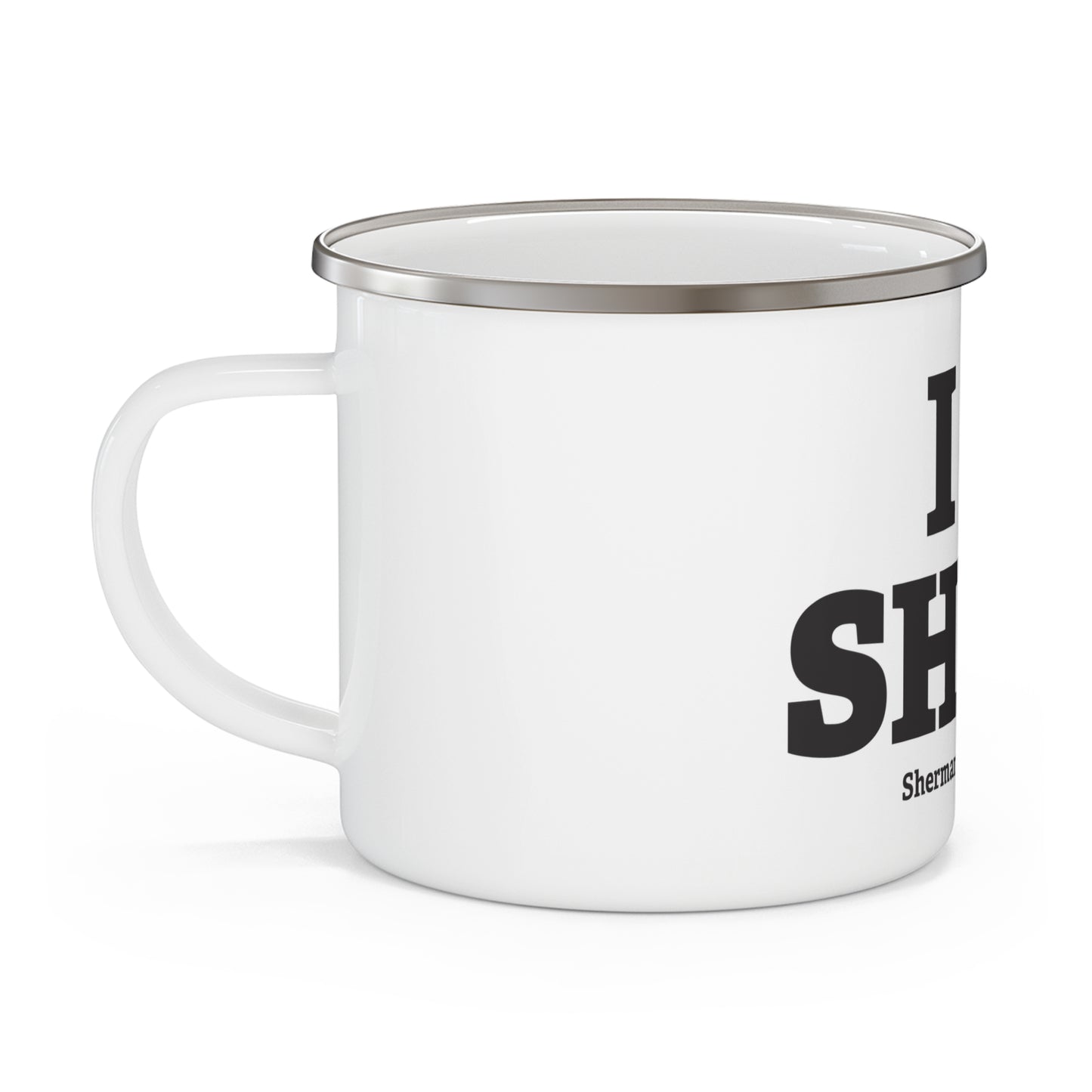 I Heart SHMN Enamel Camping Mug