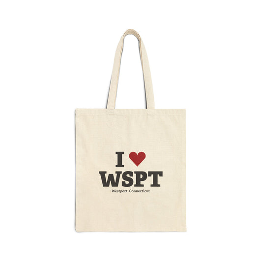 I Heart WSPT Cotton Canvas Tote Bag