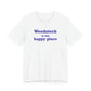 Woodstock is My Happy Place  Unisex Jersey Short Sleeve T-Shirt