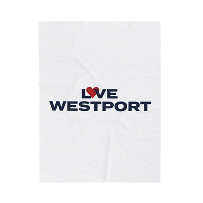 Love Westport Velveteen Plush Blanket