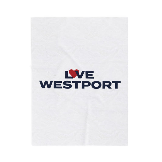 Love Westport Velveteen Plush Blanket