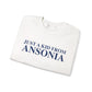 Just a kid from Ansonia Unisex Heavy Blend™ Crewneck Sweatshirt