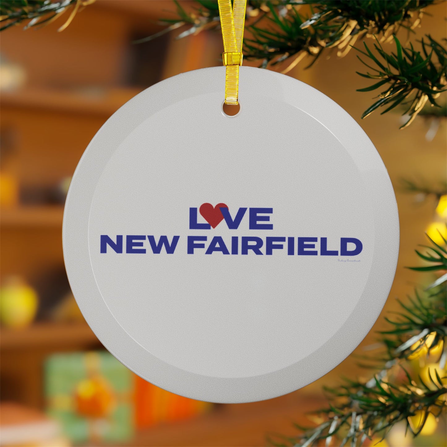 Love New Fairfield Glass Ornaments