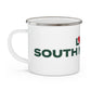 Love South Norwalk Enamel Camping Mug