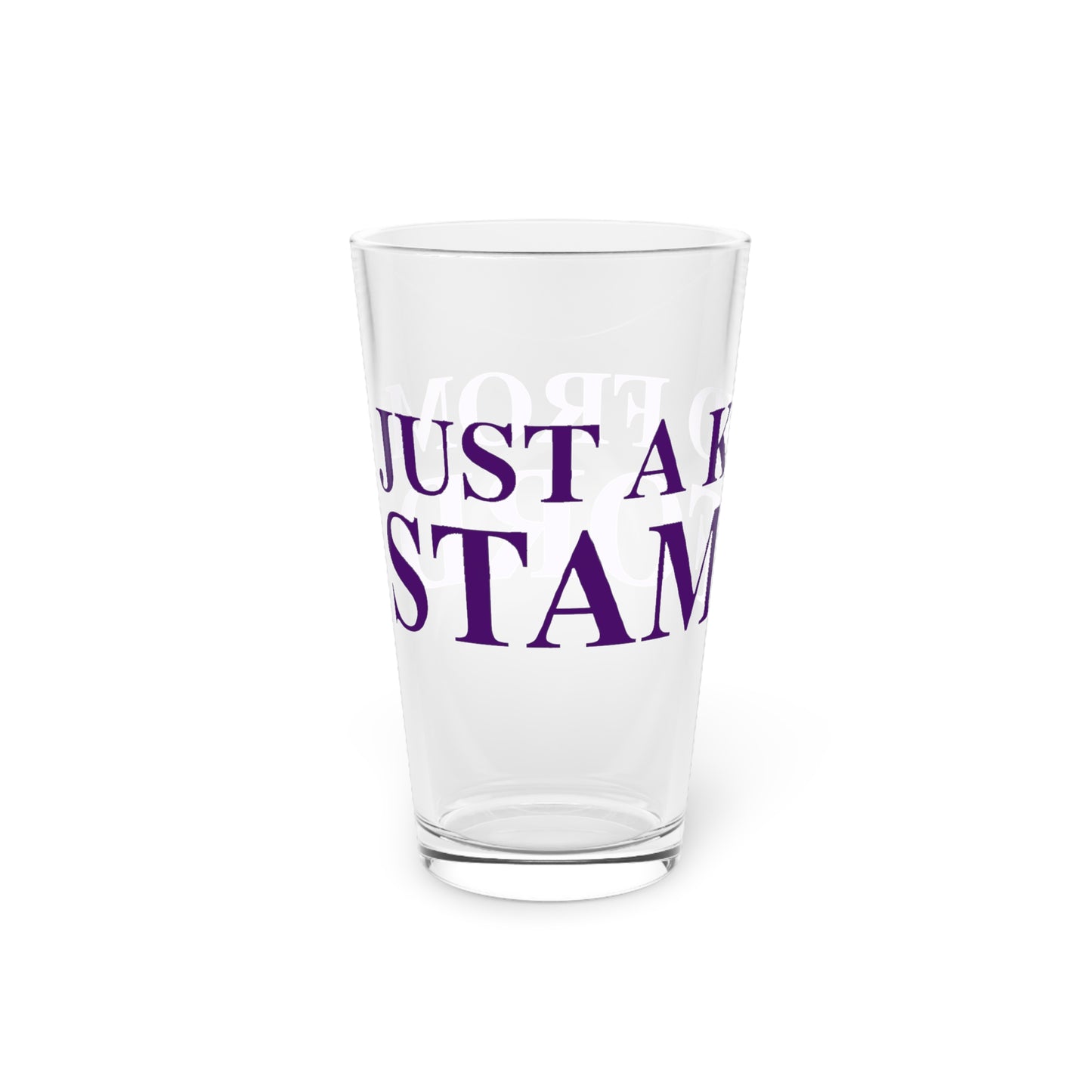 Just a kid from Stamford Pint Glass, 16oz