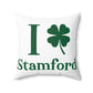 I Clover Stamford Spun Polyester Square Pillow