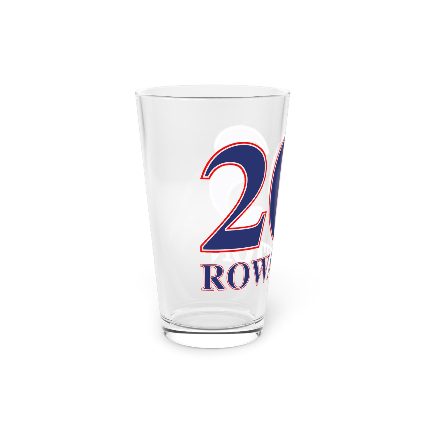 203 Rowayton Red, White & Blue Pint Glass, 16oz