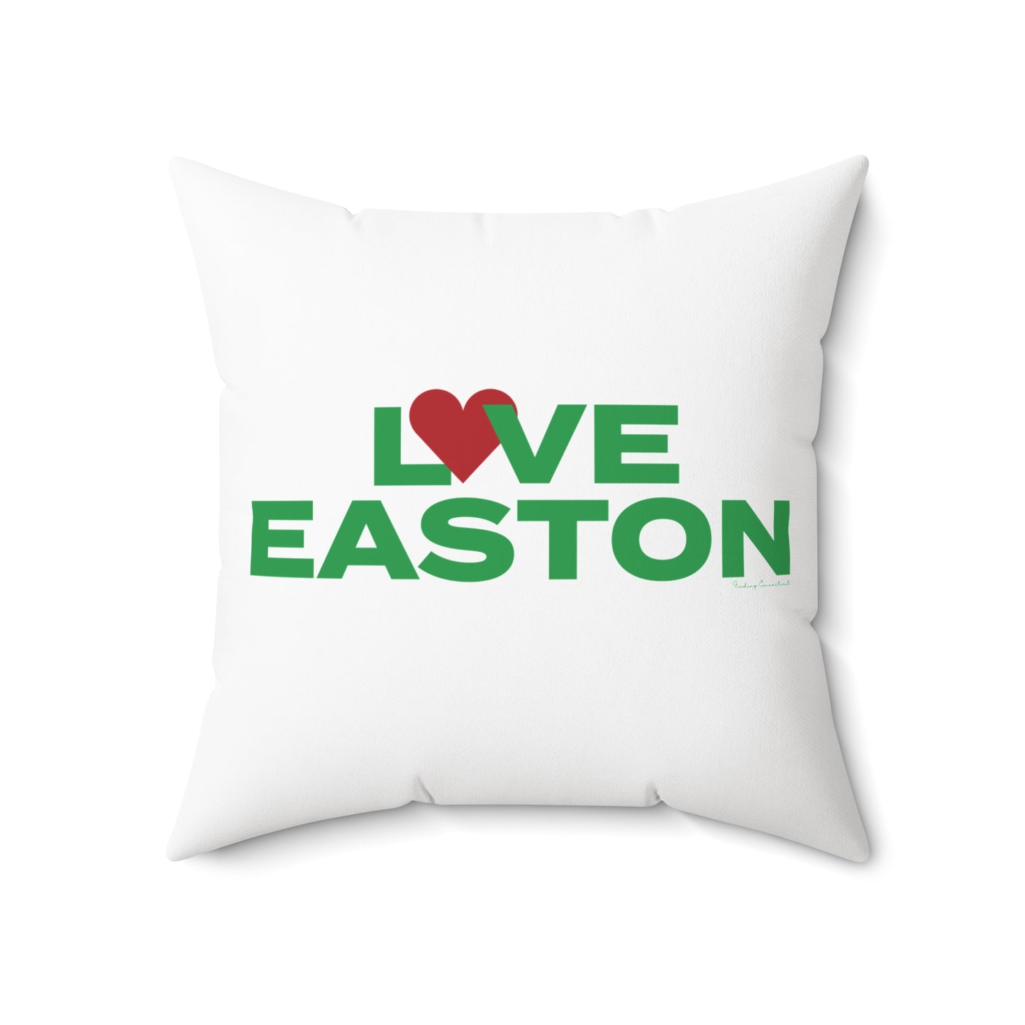 Love Easton Spun Polyester Square Pillow