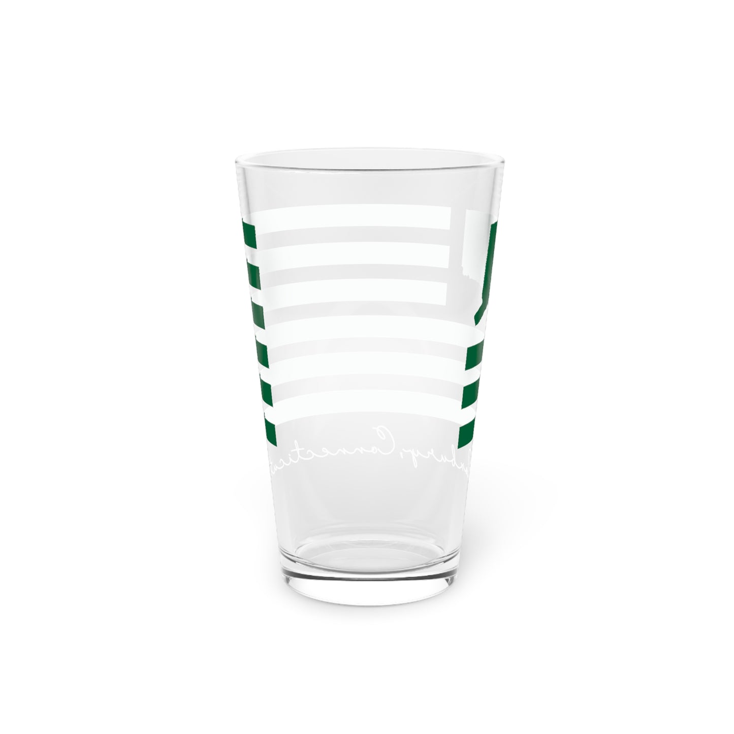 Roxbury Connecticut St. Patrick’s Day Flag Pint Glass, 16oz