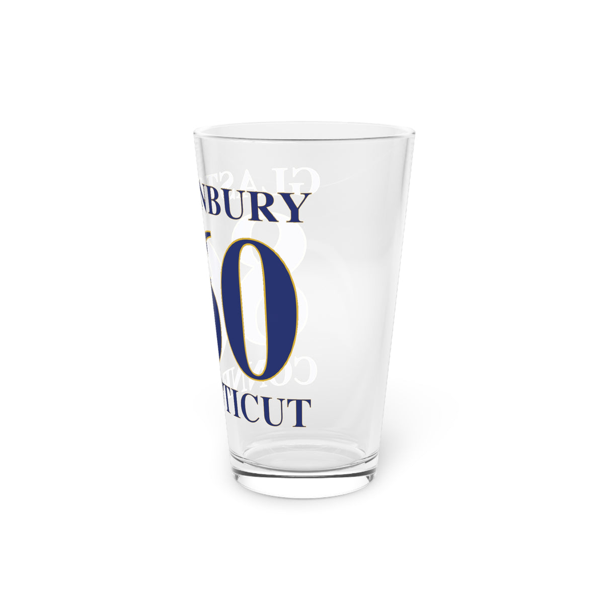 Glastonbury 860 Connecticut Pint Glass, 16oz