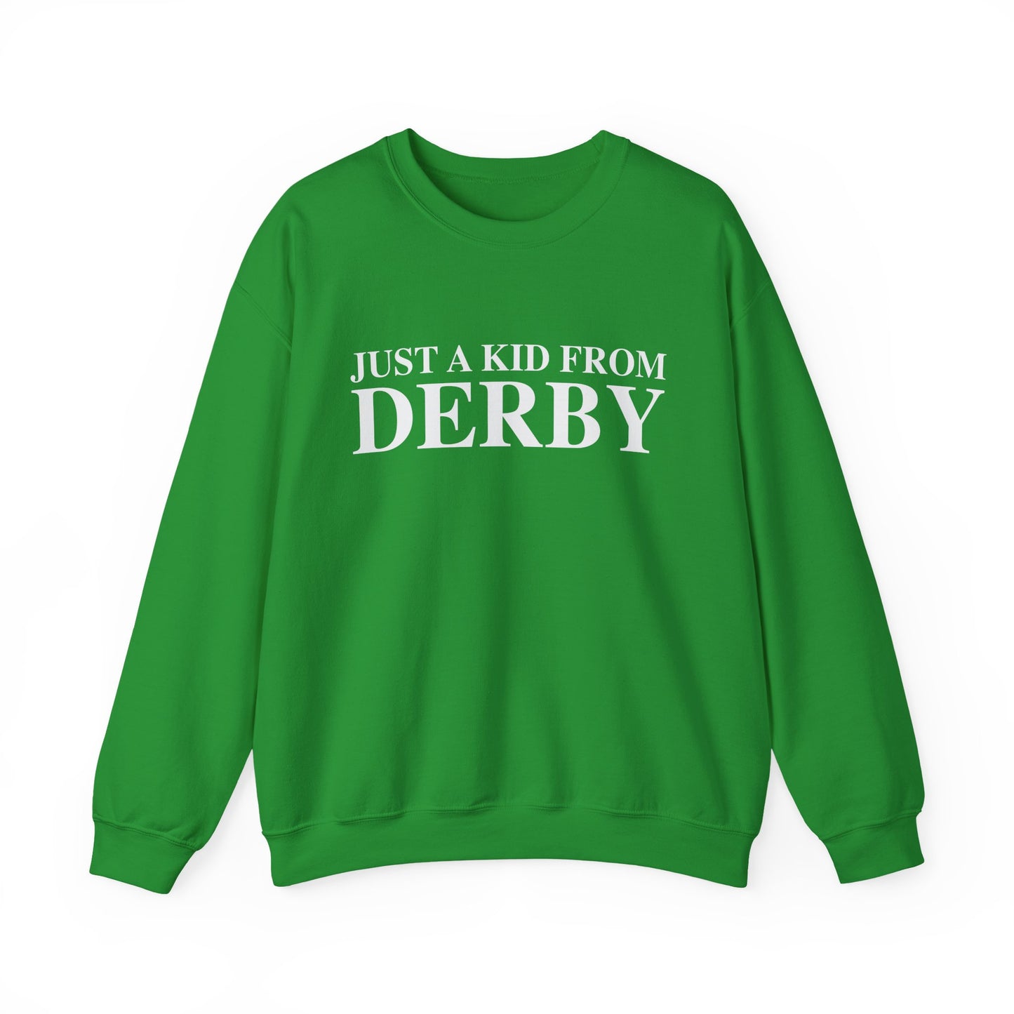 Just a kid from Derby Unisex Heavy Blend™ Crewneck Sweatshirt