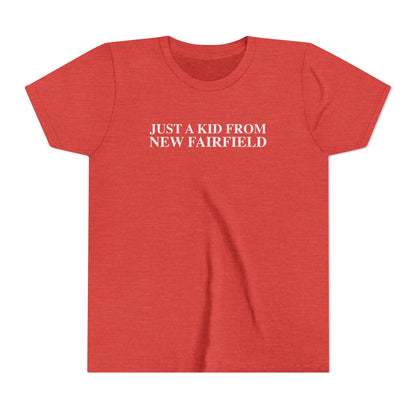 Just a kid from New Fairfield Youth Short Sleeve T-Shirt