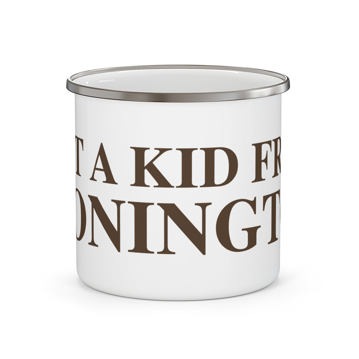 Just a kid from Stonington Enamel Camping Mug