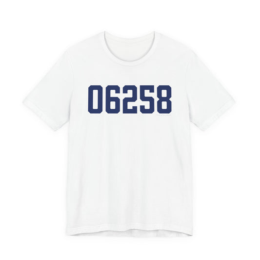 06258 Pomfret Connecticut Zip Code Unisex Jersey Short Sleeve T-Shirt