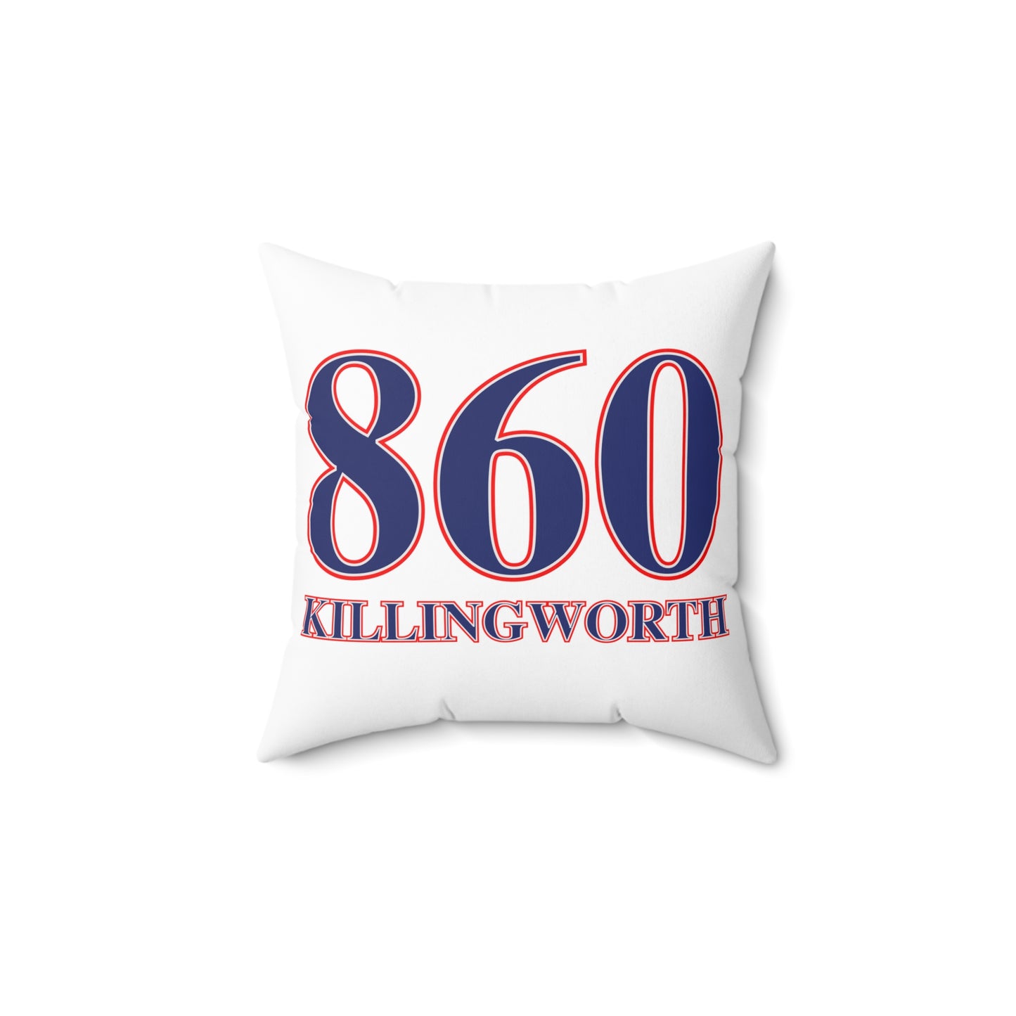 860 Killingworth Red, White & Blue Spun Polyester Square Pillow