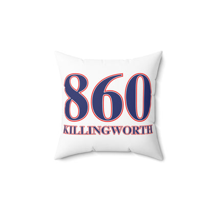 860 Killingworth Red, White & Blue Spun Polyester Square Pillow