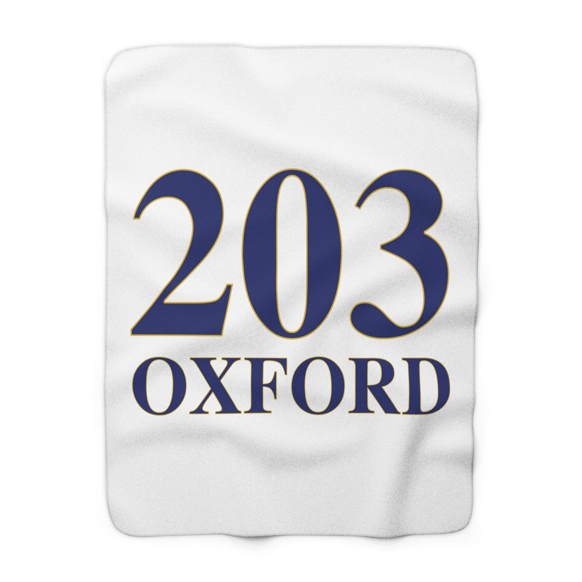 203 Oxford Sherpa Fleece Blanket