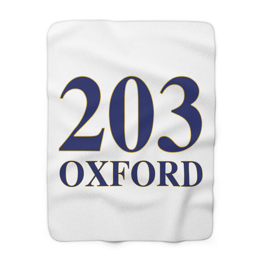 203 Oxford Sherpa Fleece Blanket