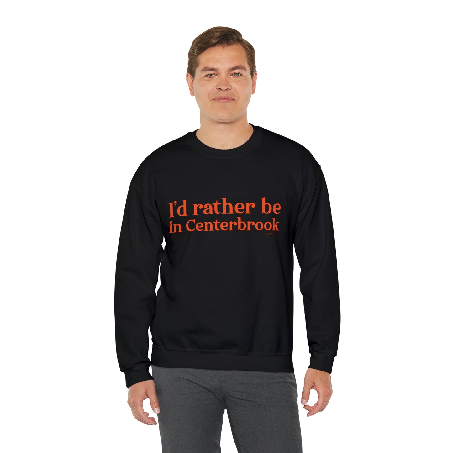 I'd rather be in Centerbrook Unisex Heavy Blend™ Crewneck Sweatshirt