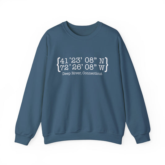 Deep River Coordinates Unisex Heavy Blend™ Crewneck Sweatshirt