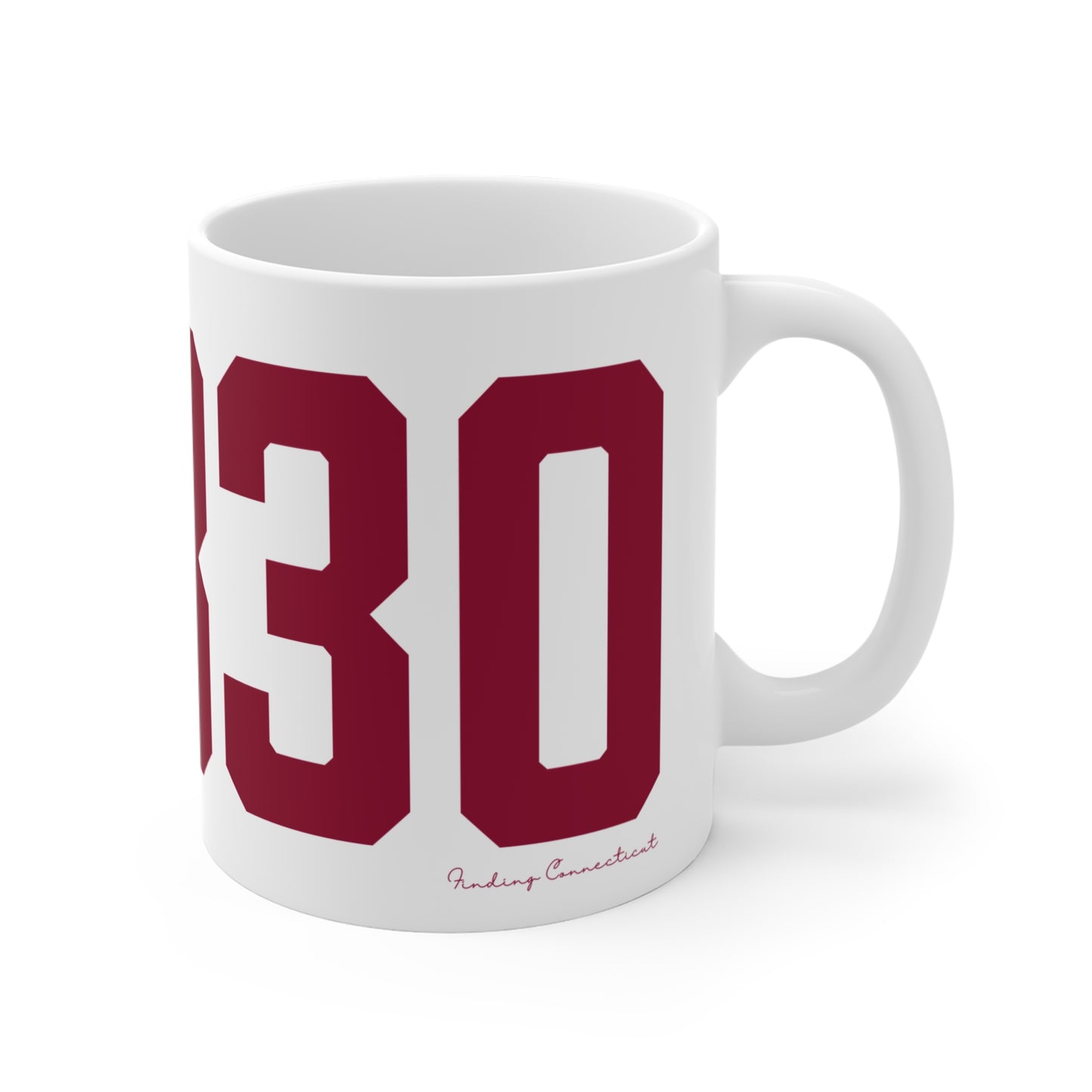 06830 - Greenwich Connecticut Zip Code  Mug 11oz