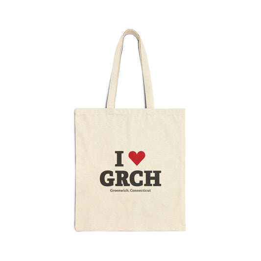 I Heart GRCH Cotton Canvas Tote Bag