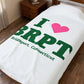 I Heart BRPT Velveteen Plush Blanket