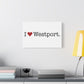 I Heart Westport. Matte Canvas, Stretched, 1.25"