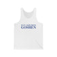 Just a kid from Goshen Unisex Jersey Tank Top