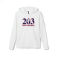 203 New Fairfield Red White & Blue adidas Unisex Fleece Hoodie