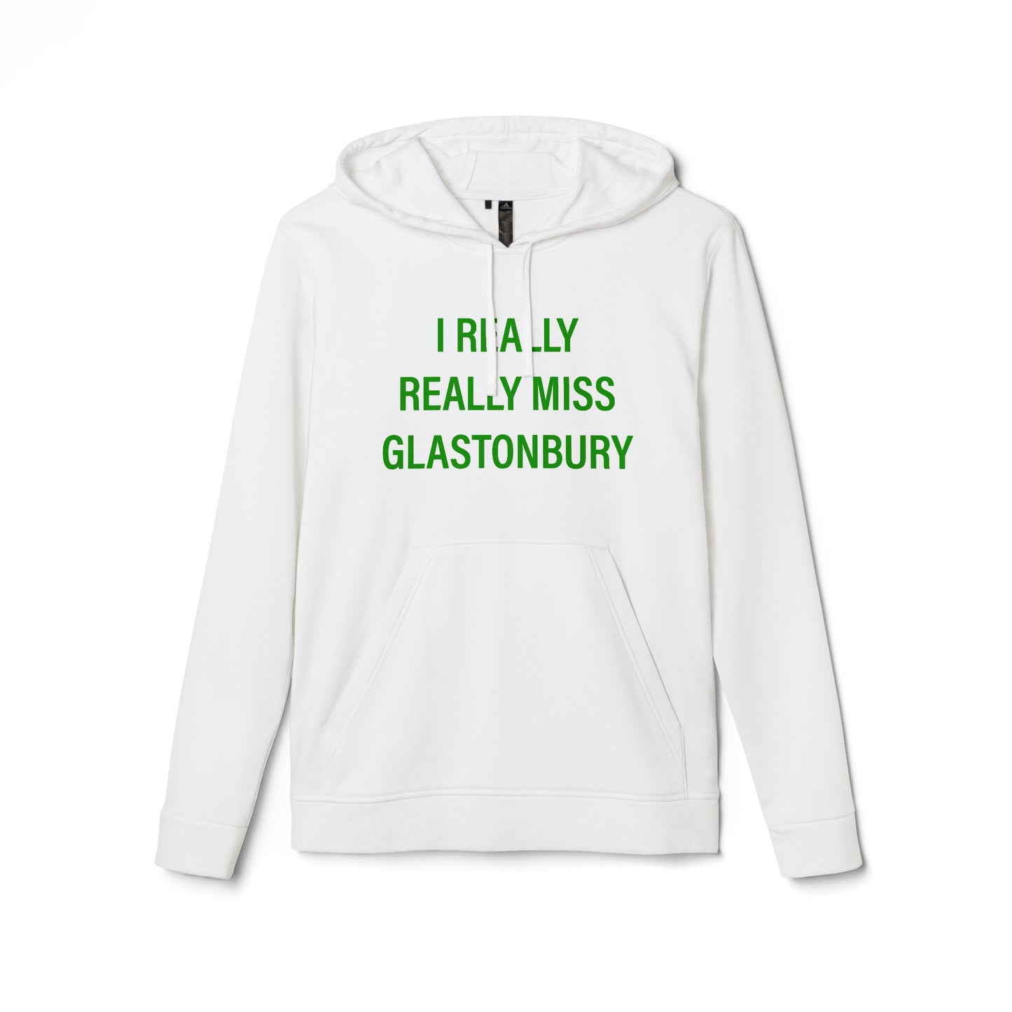 I Really Really Miss Glastonbury adidas Unisex Fleece Hoodie