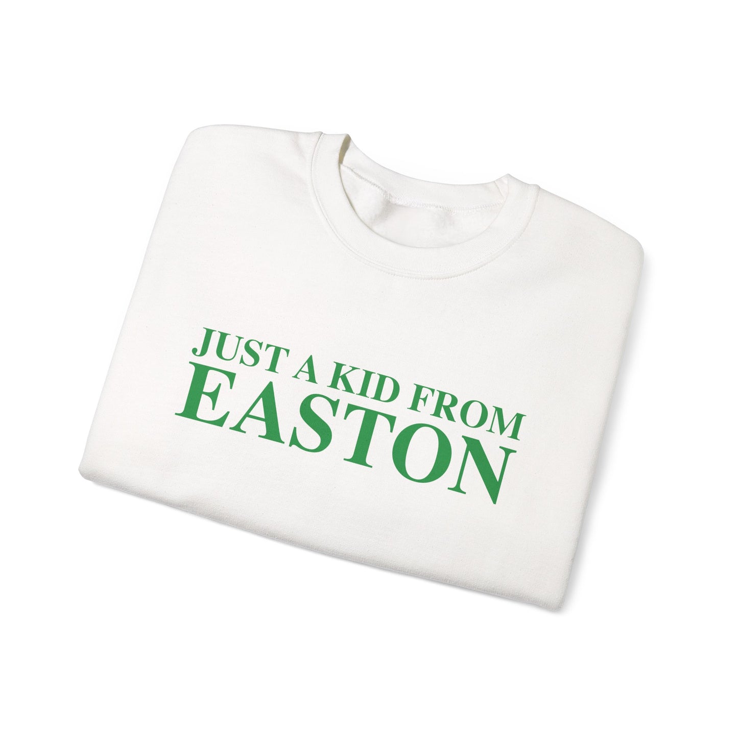 Just a kid from Easton Unisex Heavy Blend™ Crewneck Sweatshirt