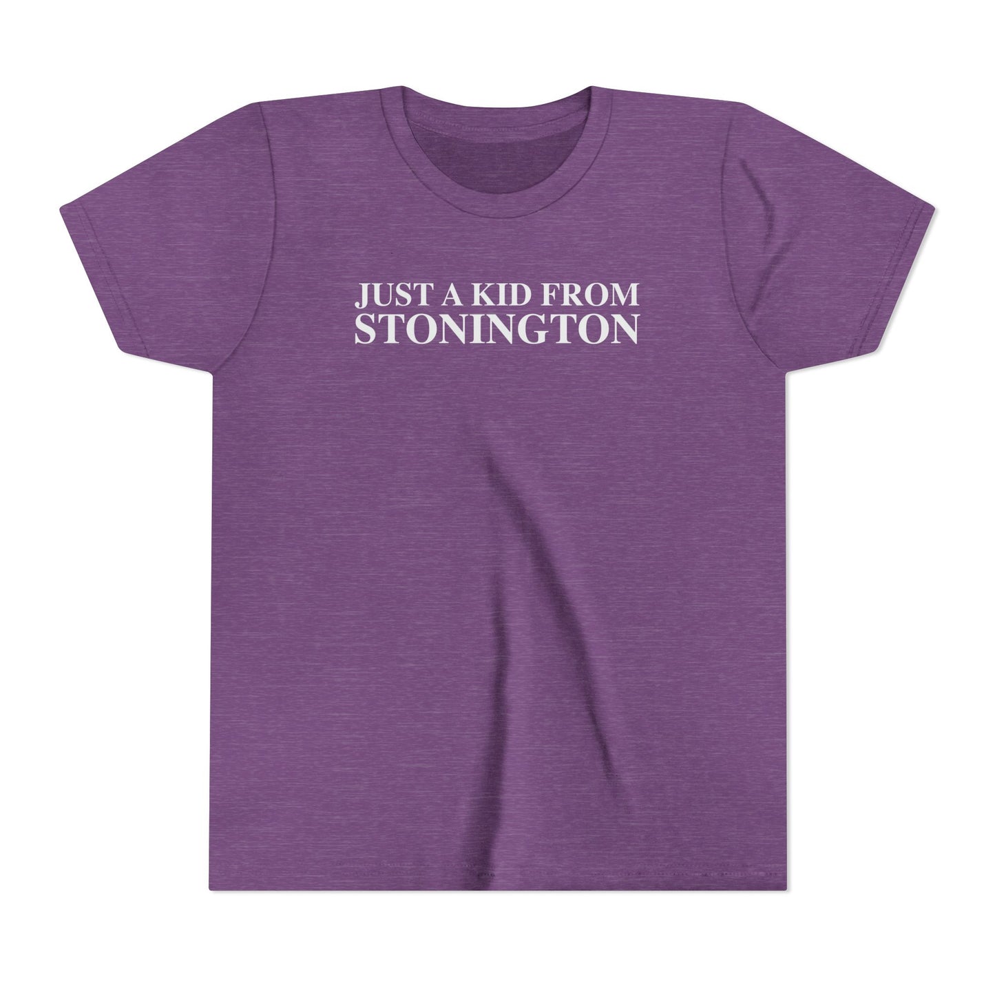 Just a kid from Stonington Youth Short Sleeve T-Shirt