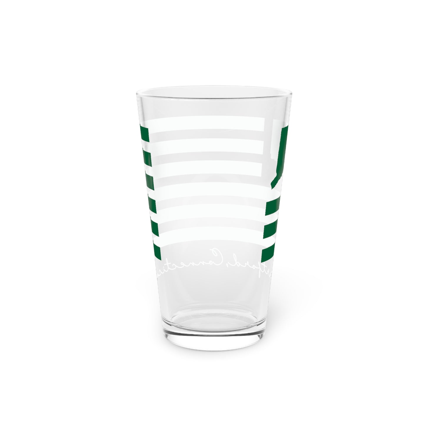 Hartford Connecticut St. Patrick’s Day Flag Pint Glass, 16oz