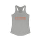 Just a kid from Wallingford Women's Ideal Racerback Tank