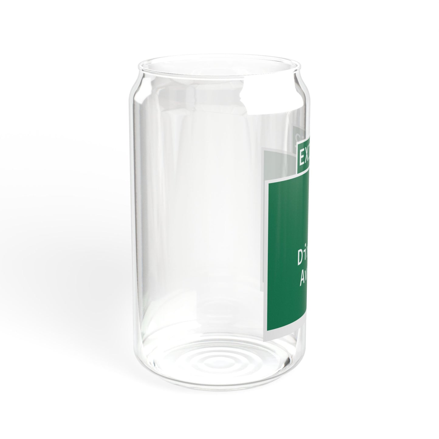 Vintage WCP Exit 62 Sign Sipper Glass, 16oz