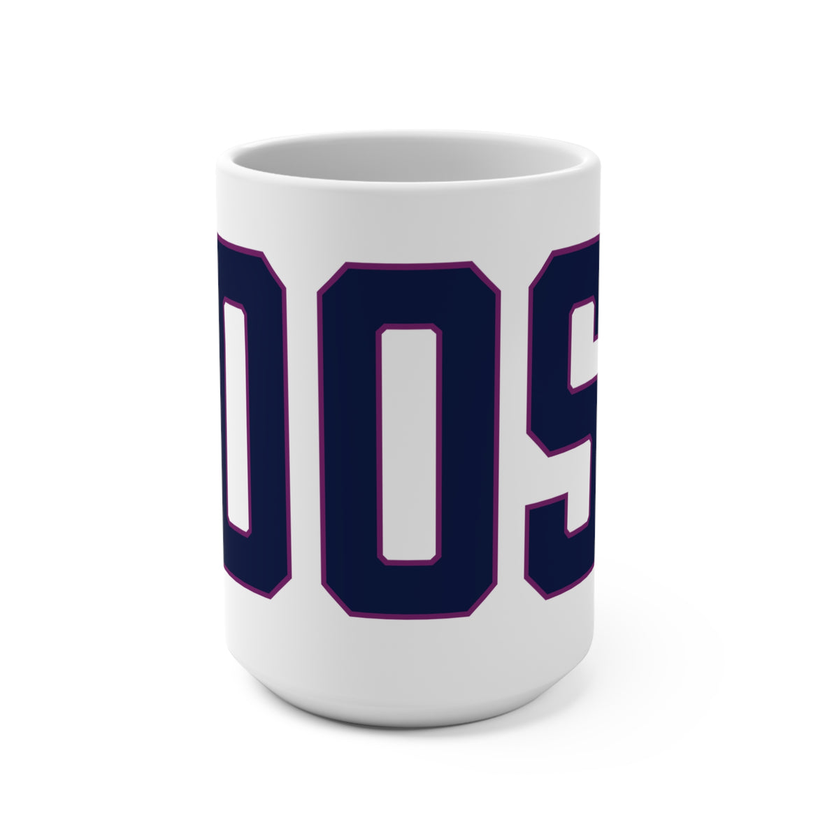 Goose Zip Code Blue & Purple Mug 15oz