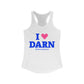 I Heart DARN Women's Ideal Racerback Tank Top