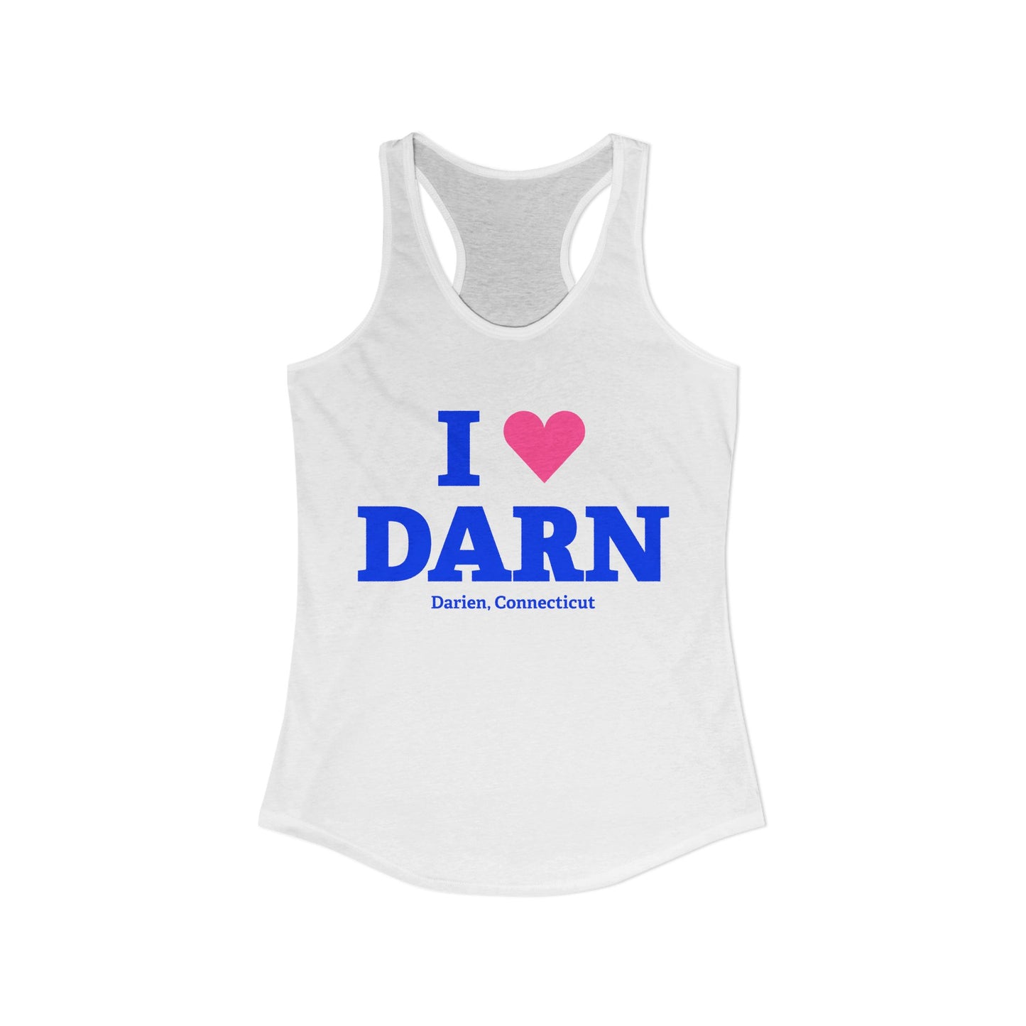 I Heart DARN Women's Ideal Racerback Tank Top