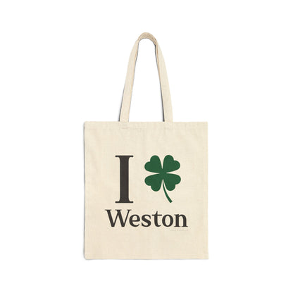 I Clover Weston Cotton Canvas Tote Bag
