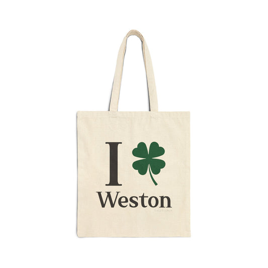 I Clover Weston Cotton Canvas Tote Bag