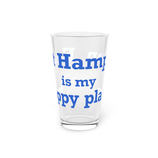 East Hampton is My Happy Place Pint Glass, 16oz
