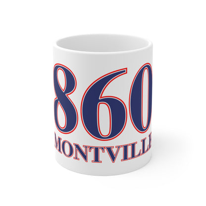 860 Montville Red, White & Blue Mug 11oz