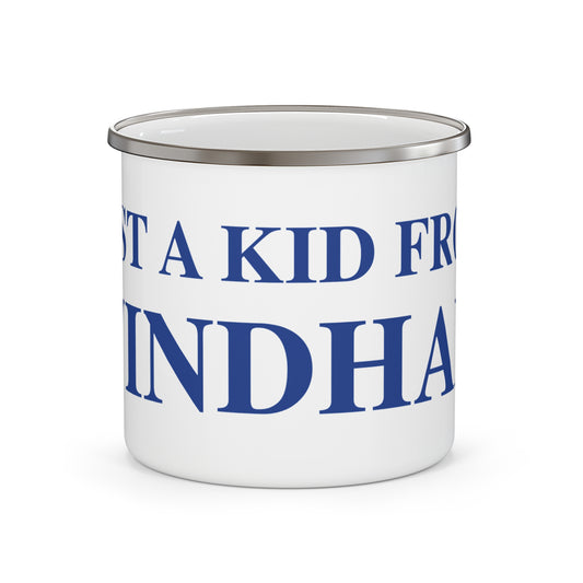 Just a kid from Windham Enamel Camping Mug