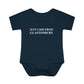 Just a kid from Glastonbury Infant Baby Rib Bodysuit